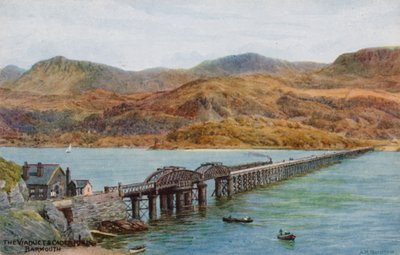 Der Viadukt und Cader Idris, Barmouth von Alfred Robert Quinton